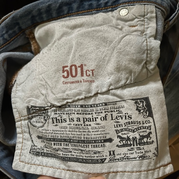 Levis 501 CT Distressed jeans - Picture 10 of 15